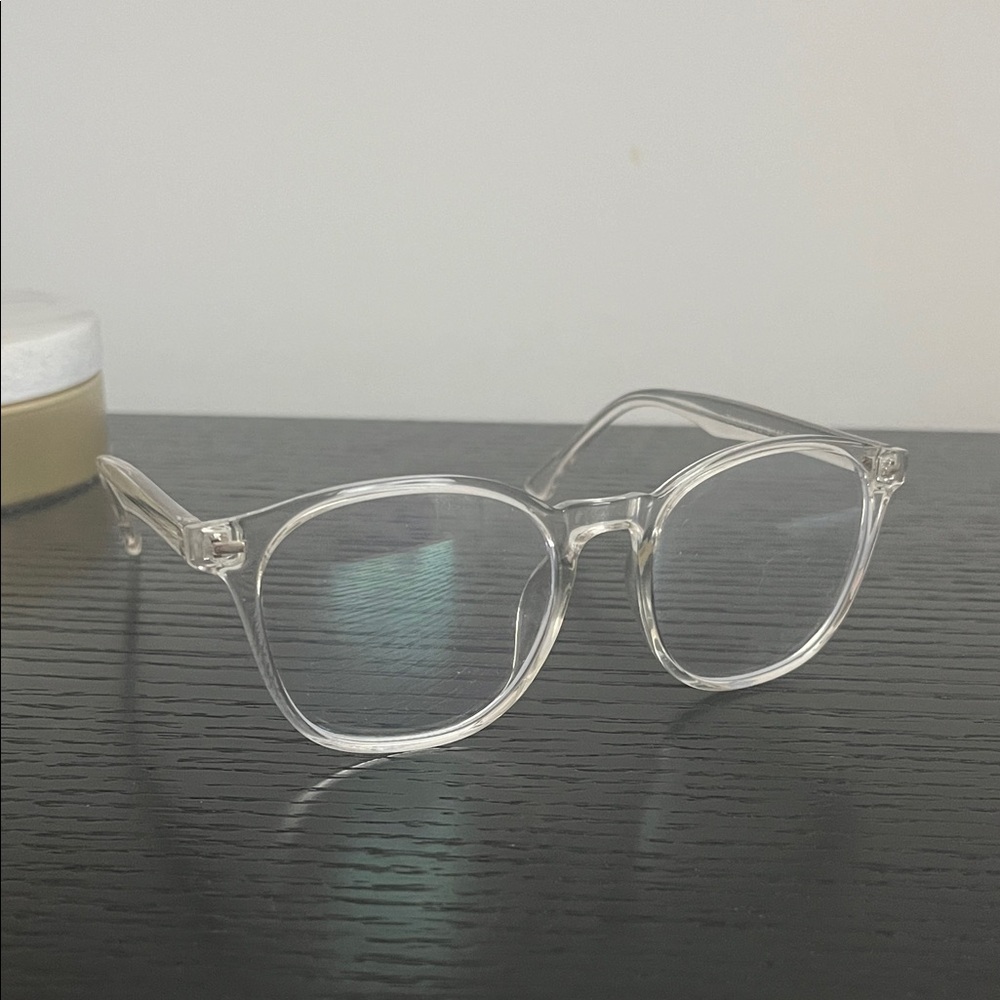 Clear Transparent Bluelight Glasses